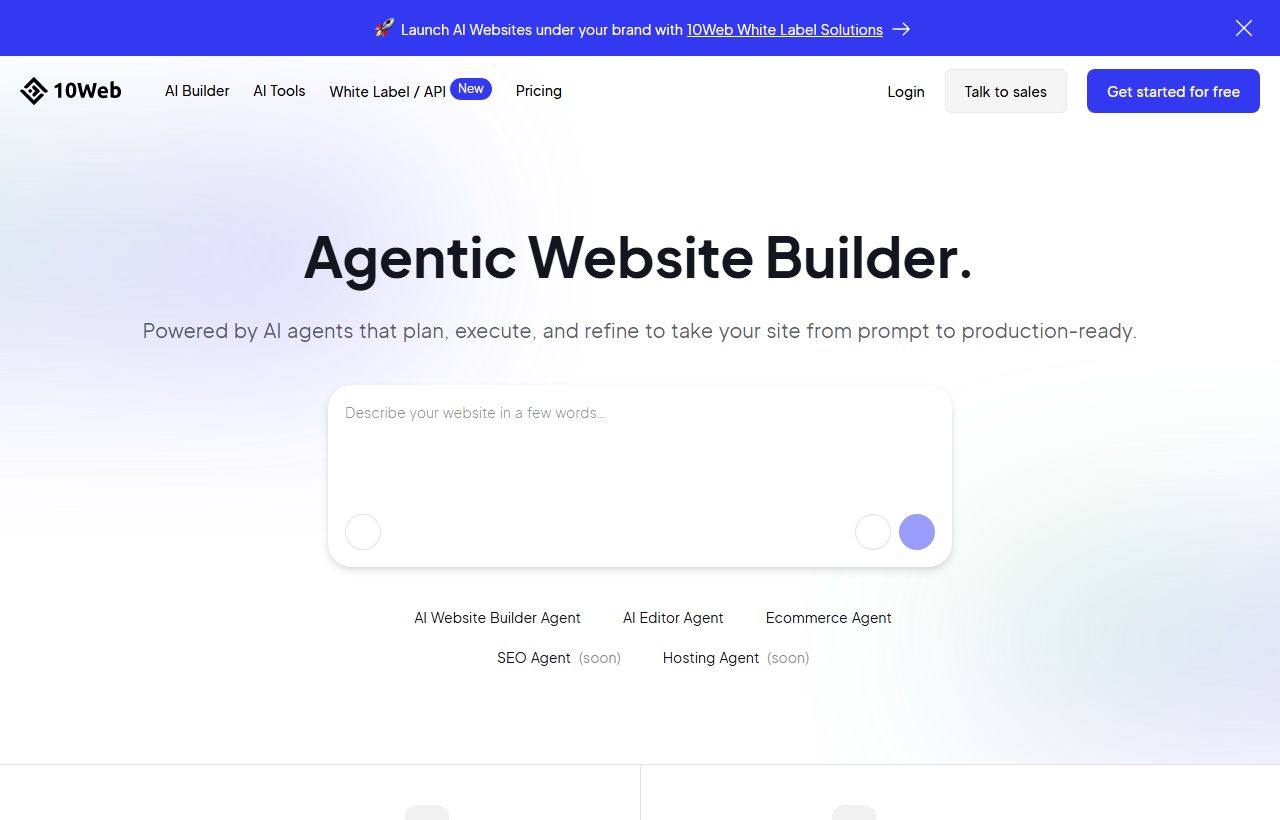 10Web website
