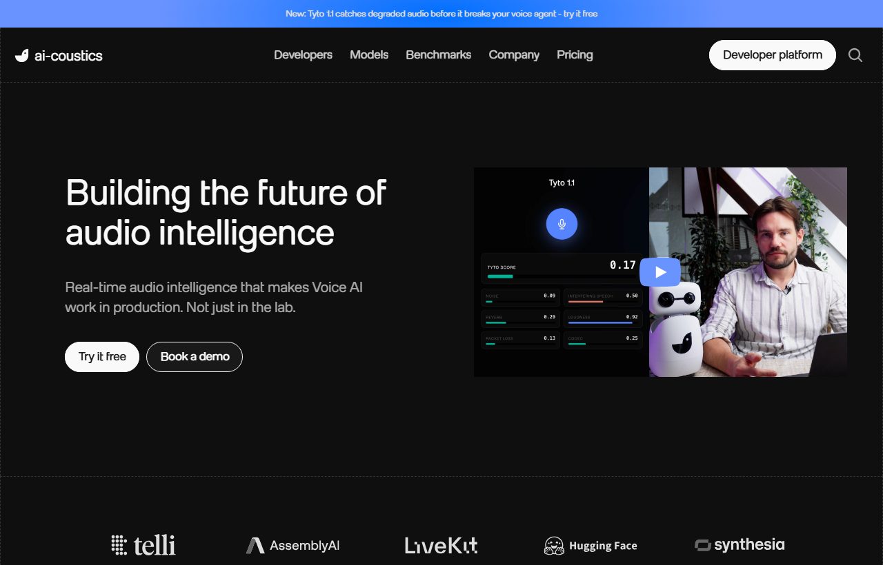 ai-coustics website