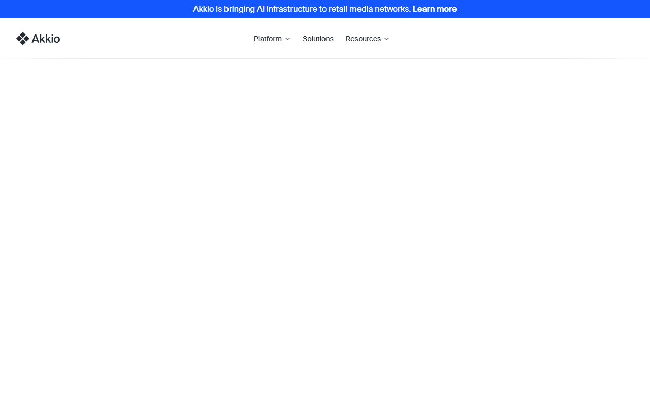 Akkio website