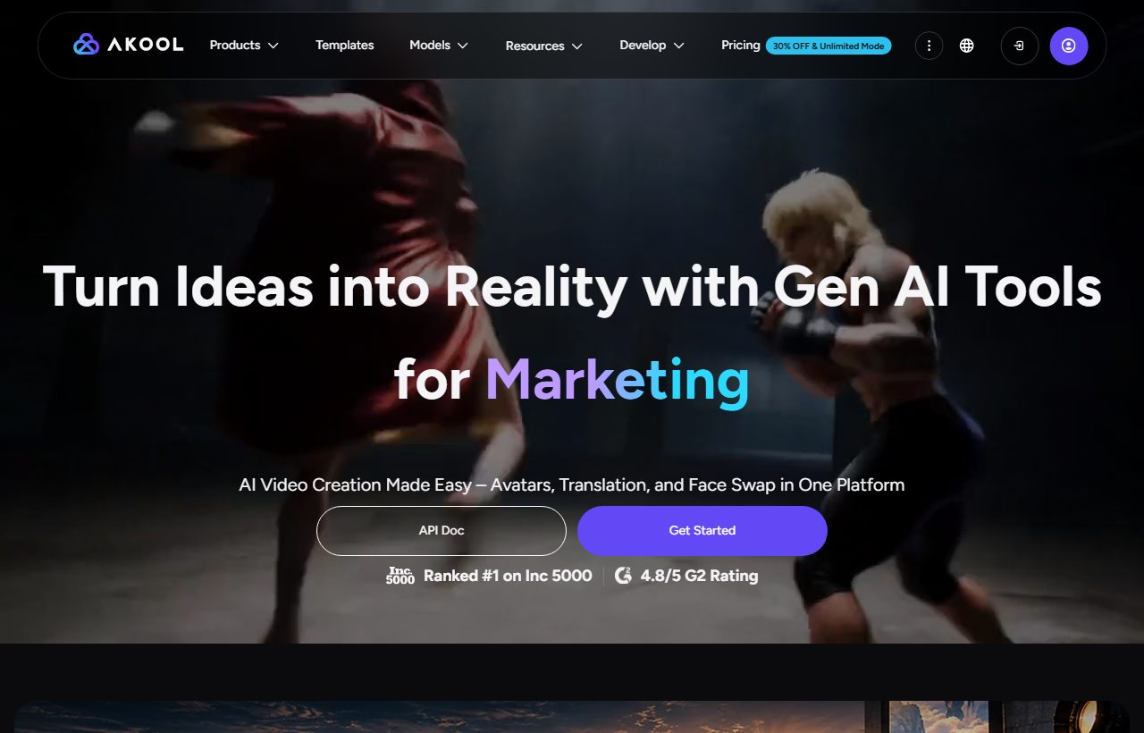 Akool website