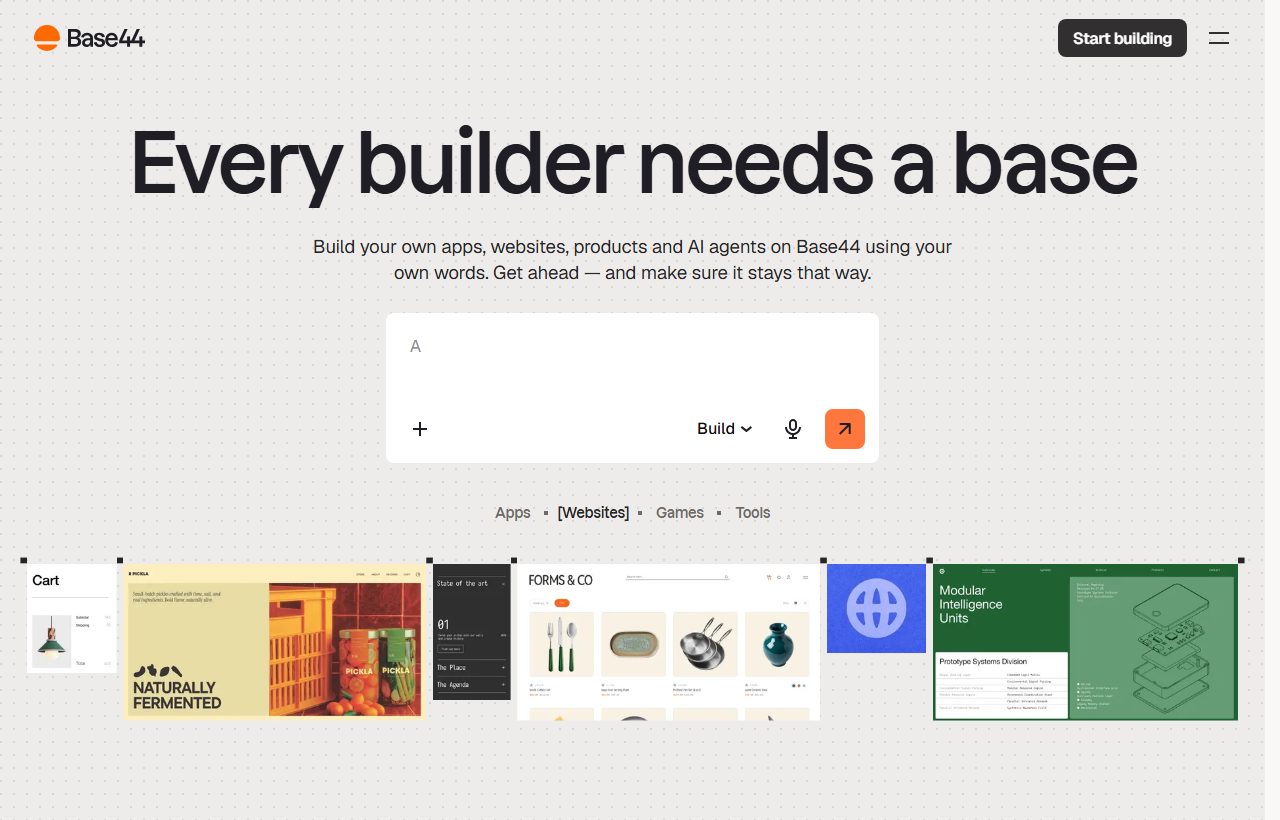 Base44 website