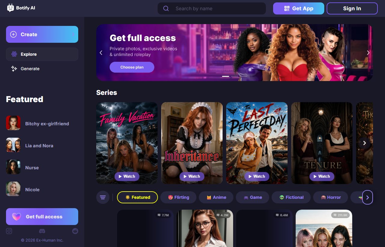 Botify AI website