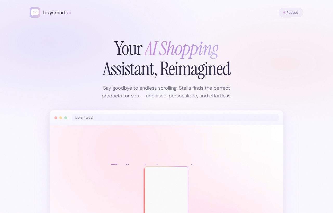 BuySmart AI website