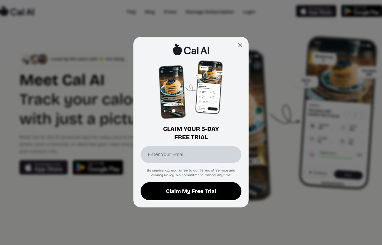 Cal AI preview