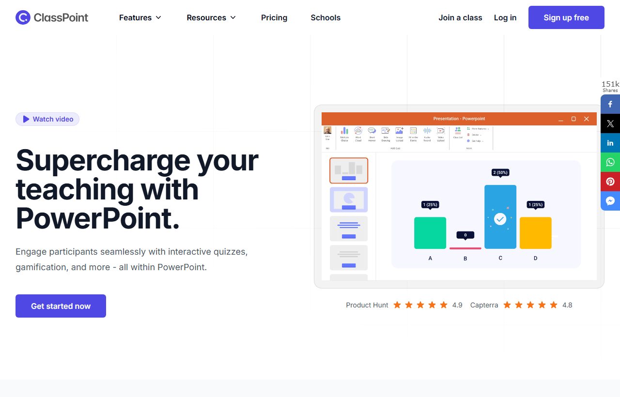 ClassPoint AI website