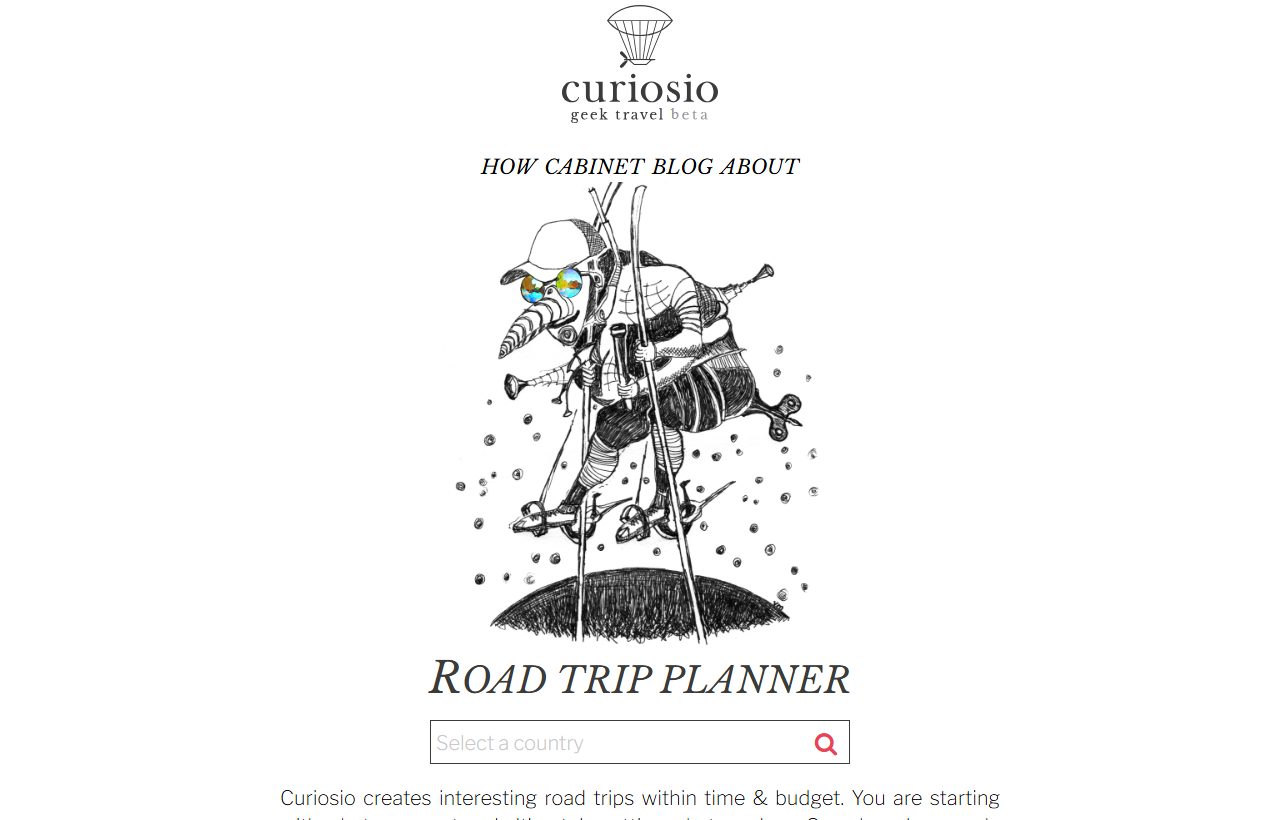 Curiosio website