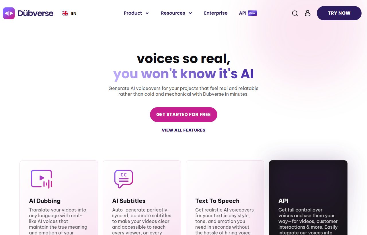 Dubverse website