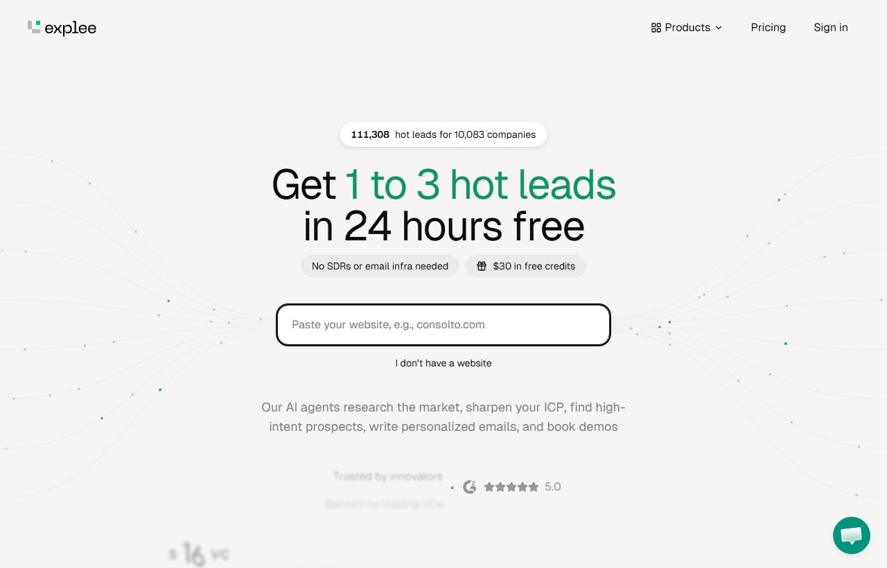 Explee website