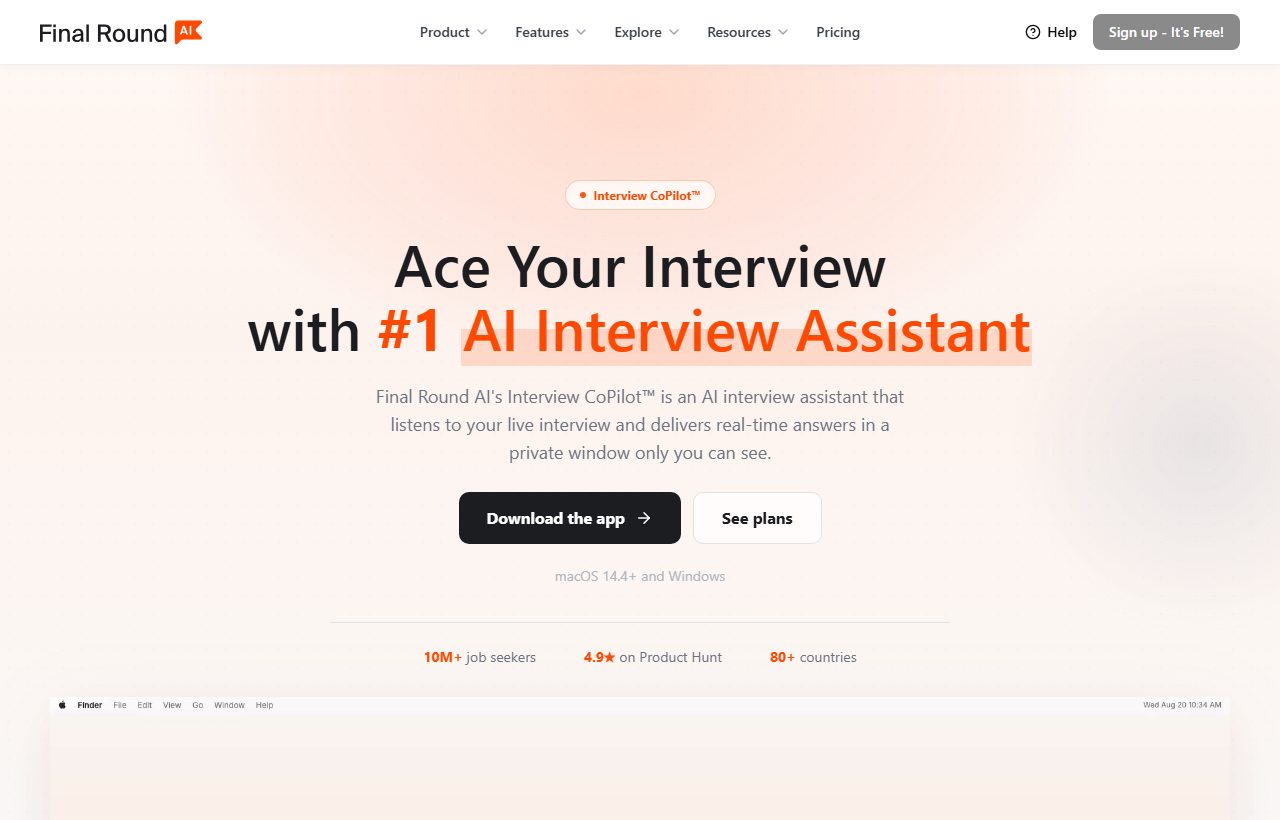 Final Round AI website