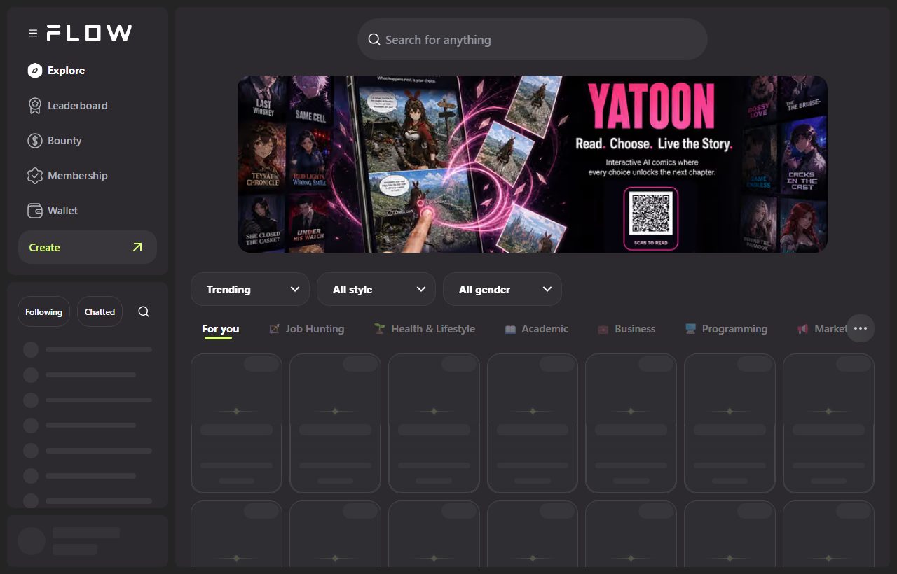 FlowGPT website