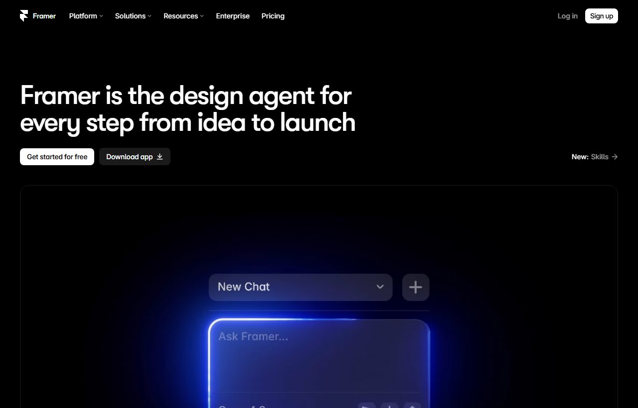 Framer website