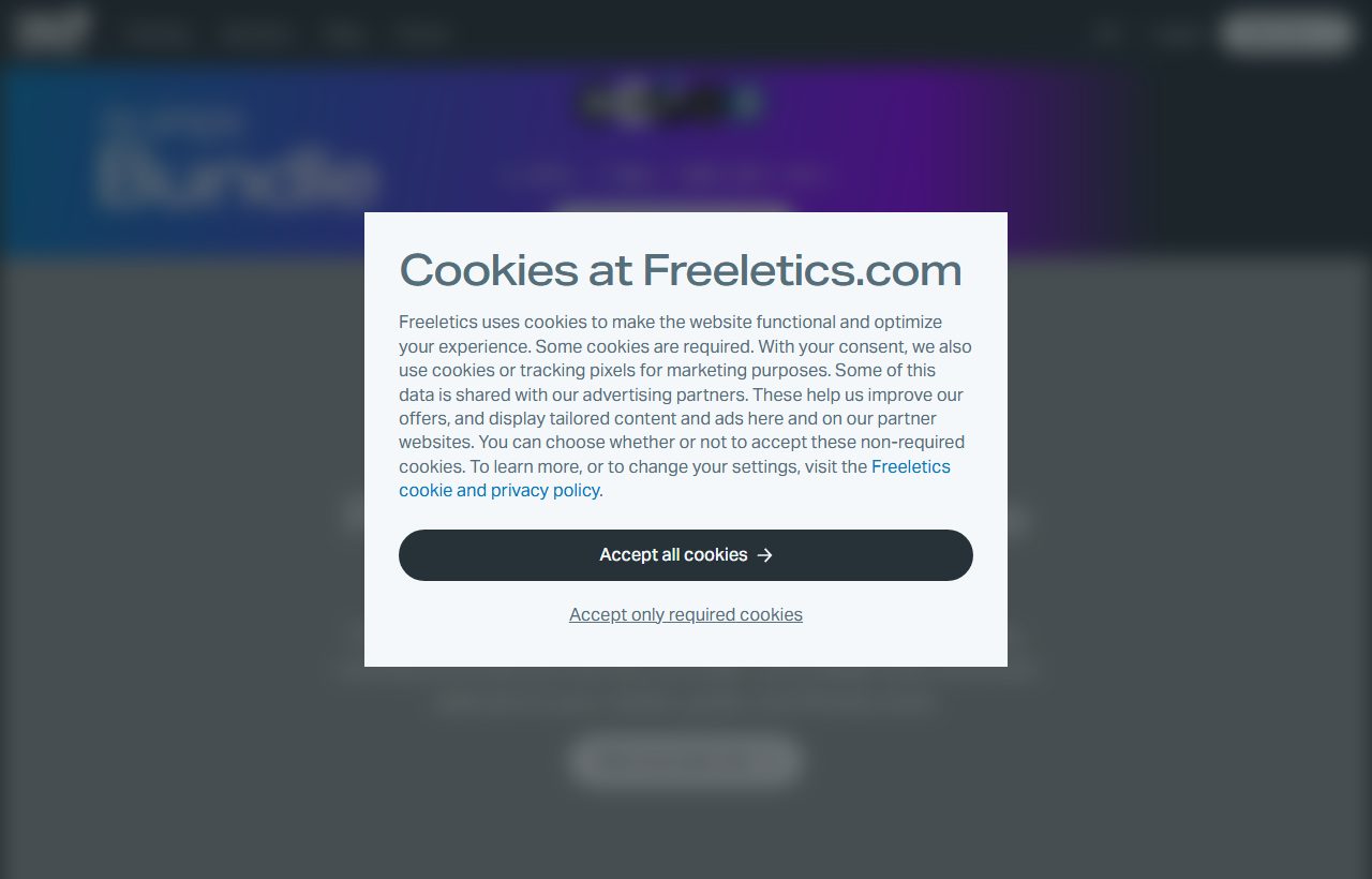 Freeletics website
