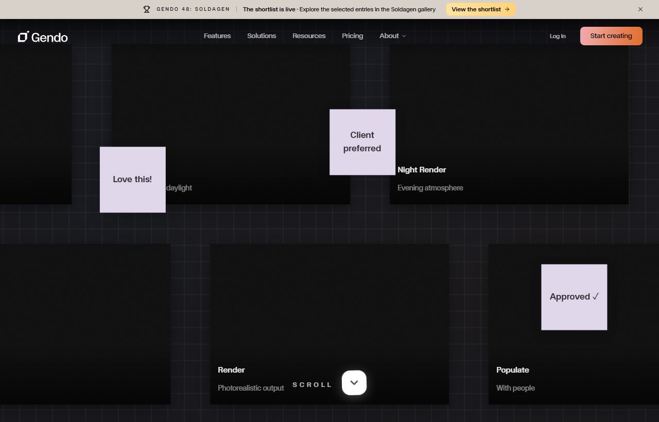 Gendo AI website