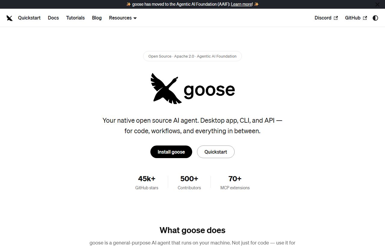 goose website