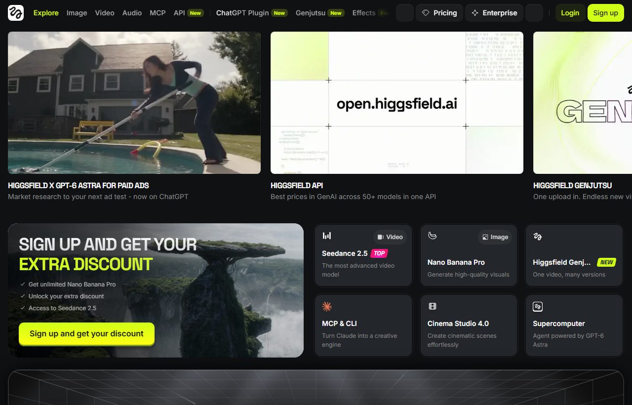 Higgsfield AI preview
