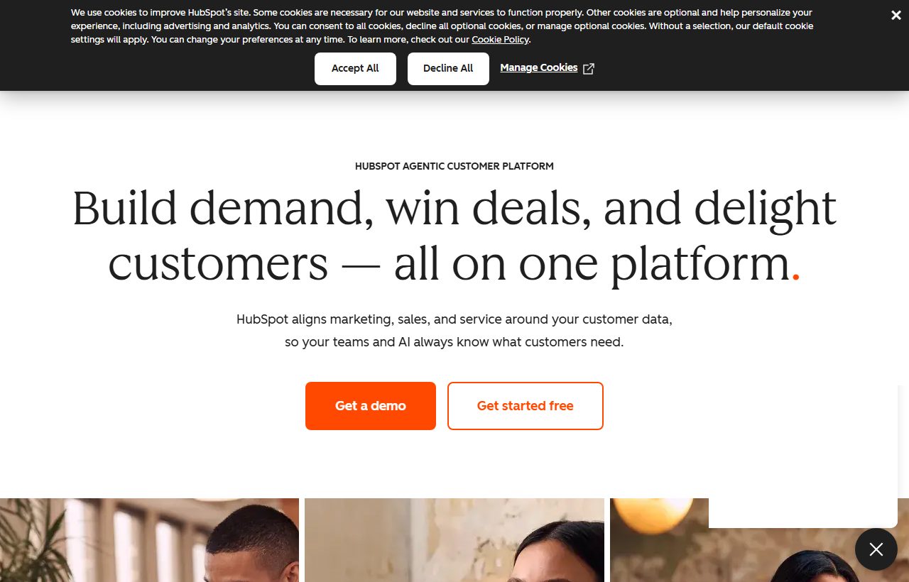HubSpot Campaign Assistant website
