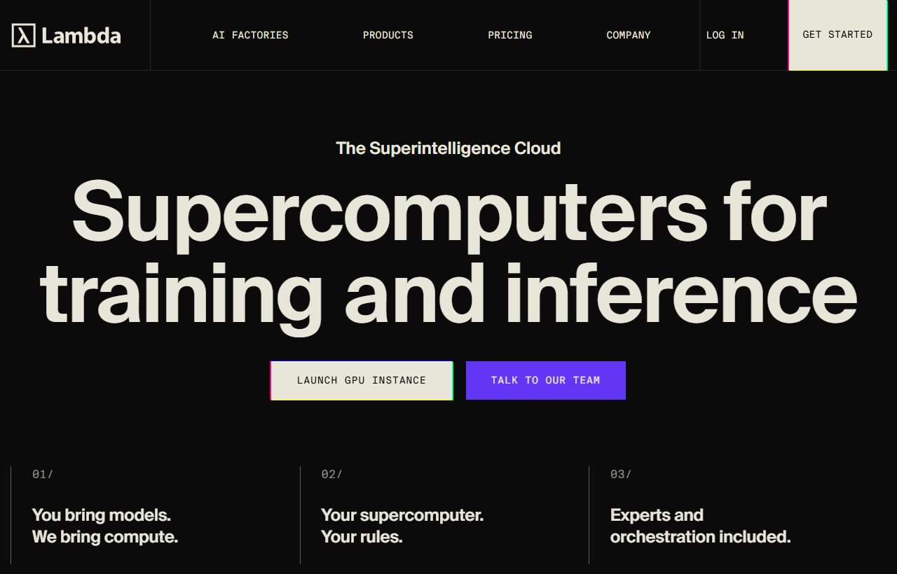 Lambda website