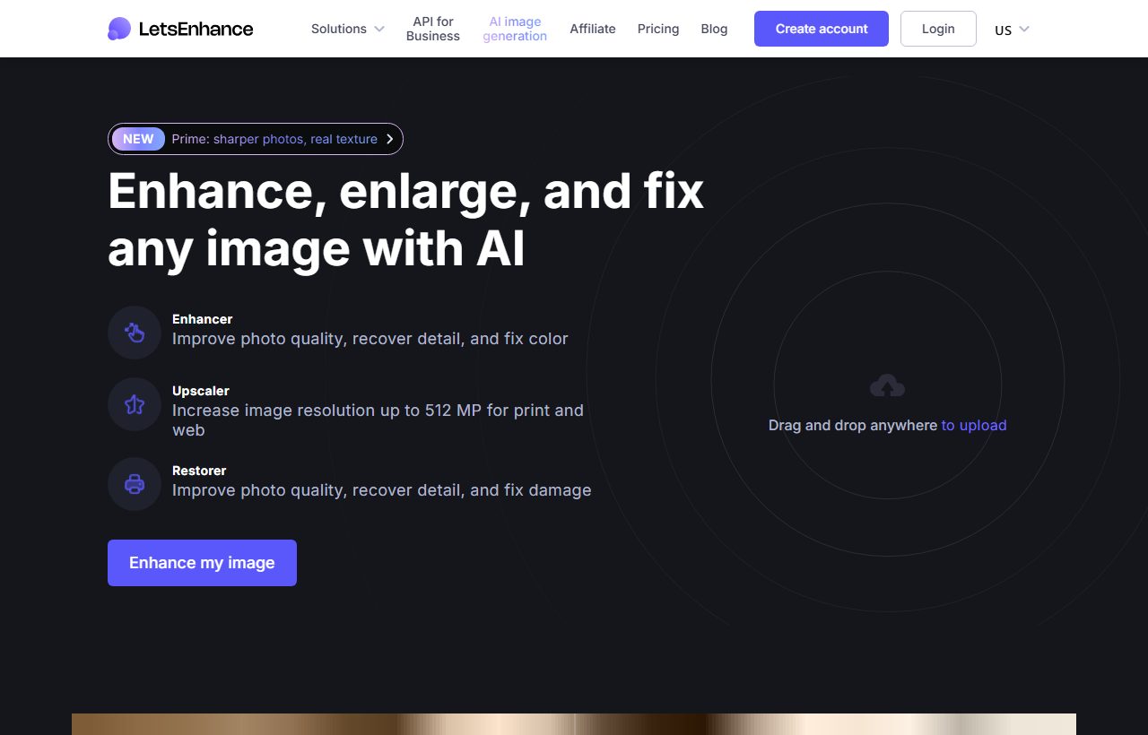 Let's Enhance preview