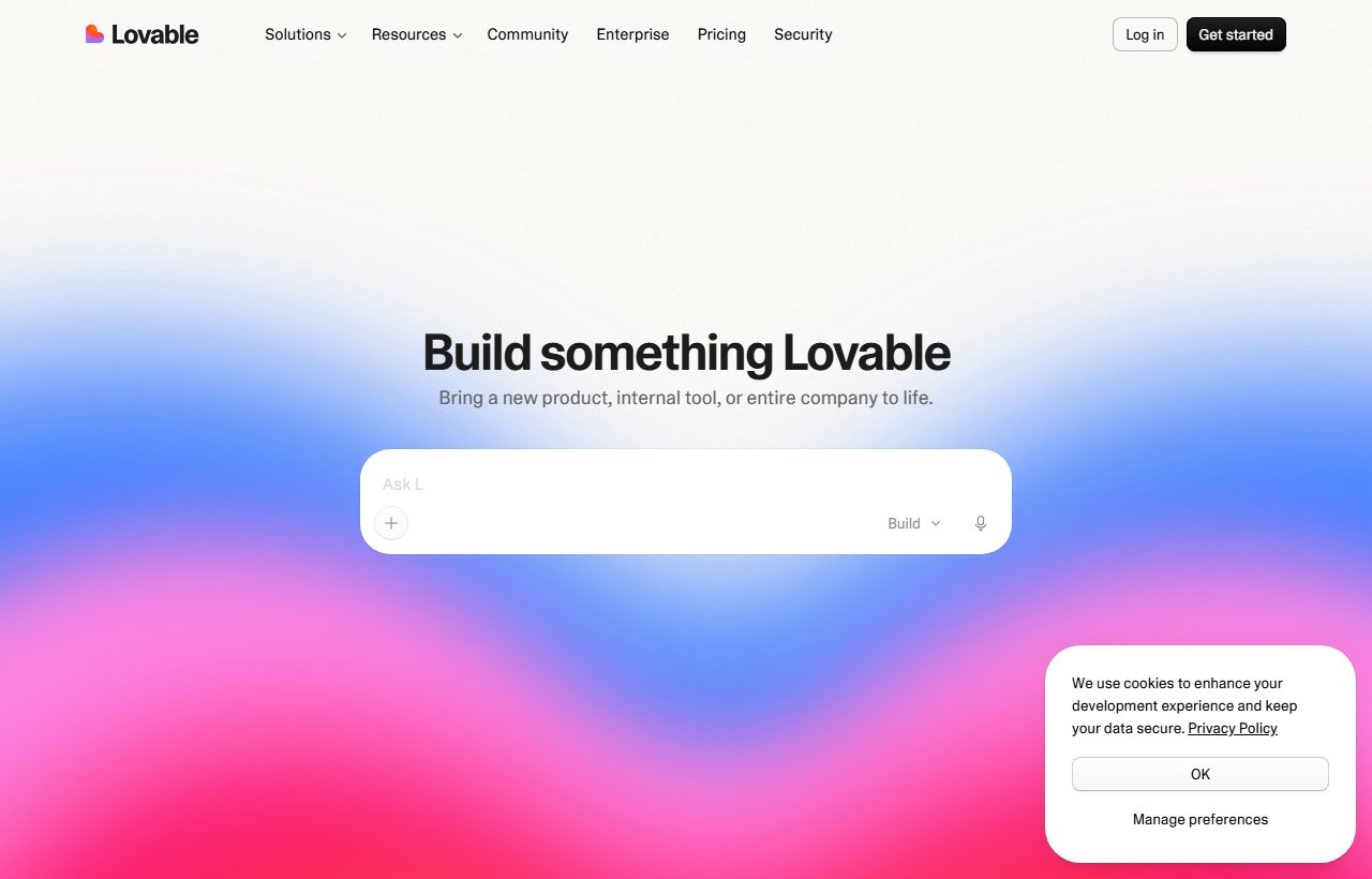 Lovable website