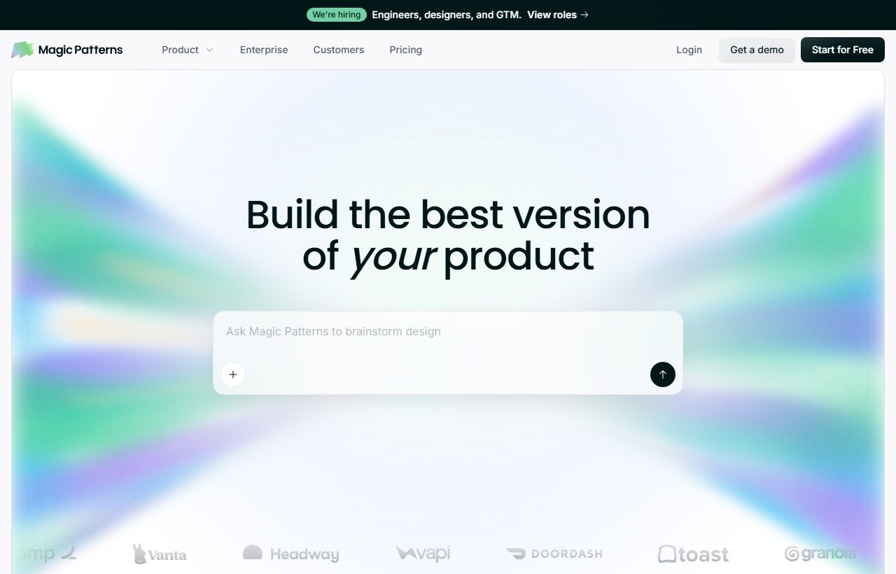 Magic Patterns preview