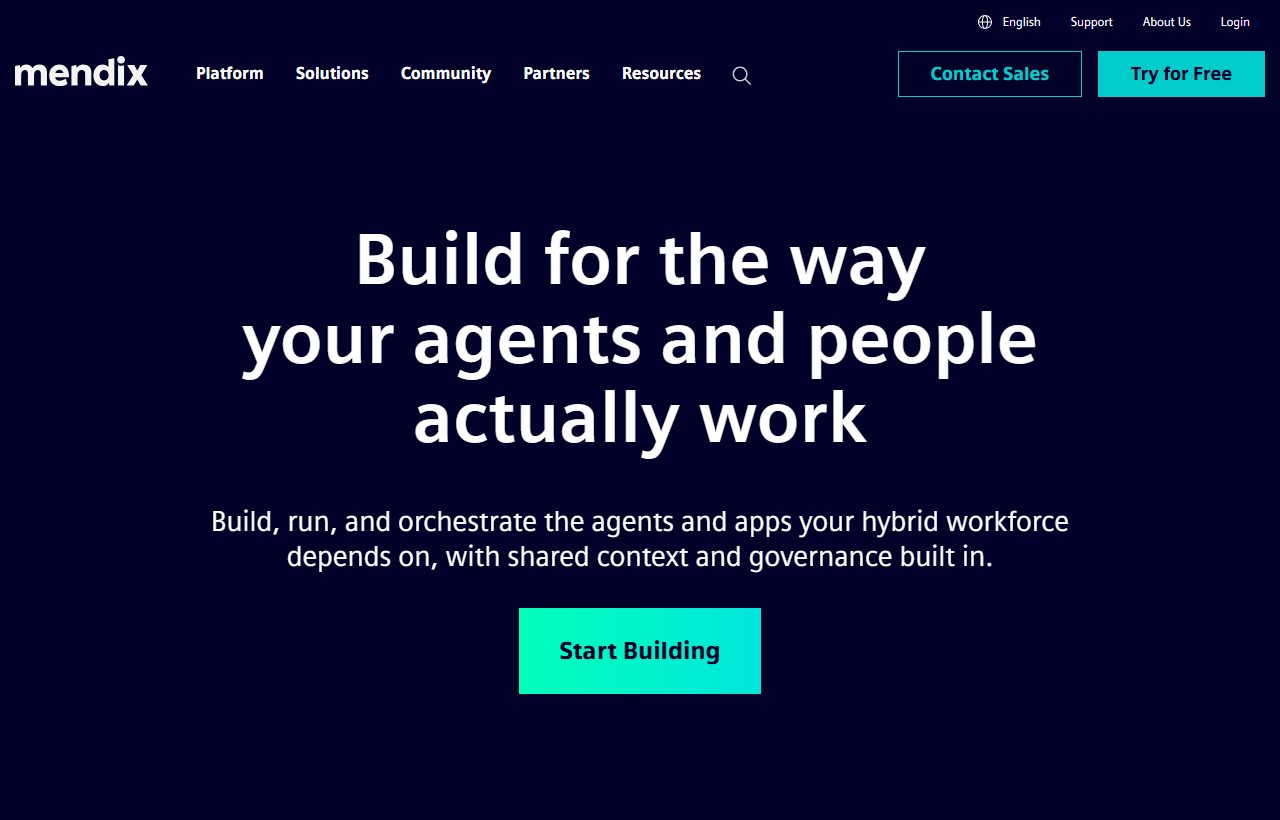 Mendix website