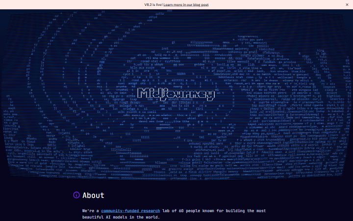 Midjourney website