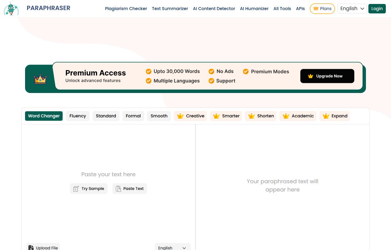 Paraphraser.io preview