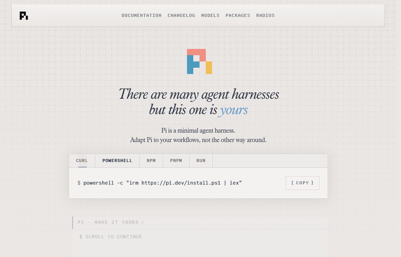 Pi website