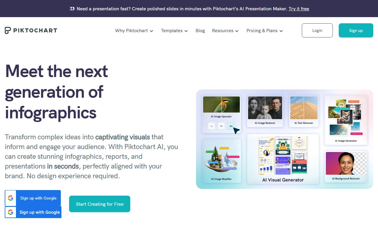 Piktochart preview