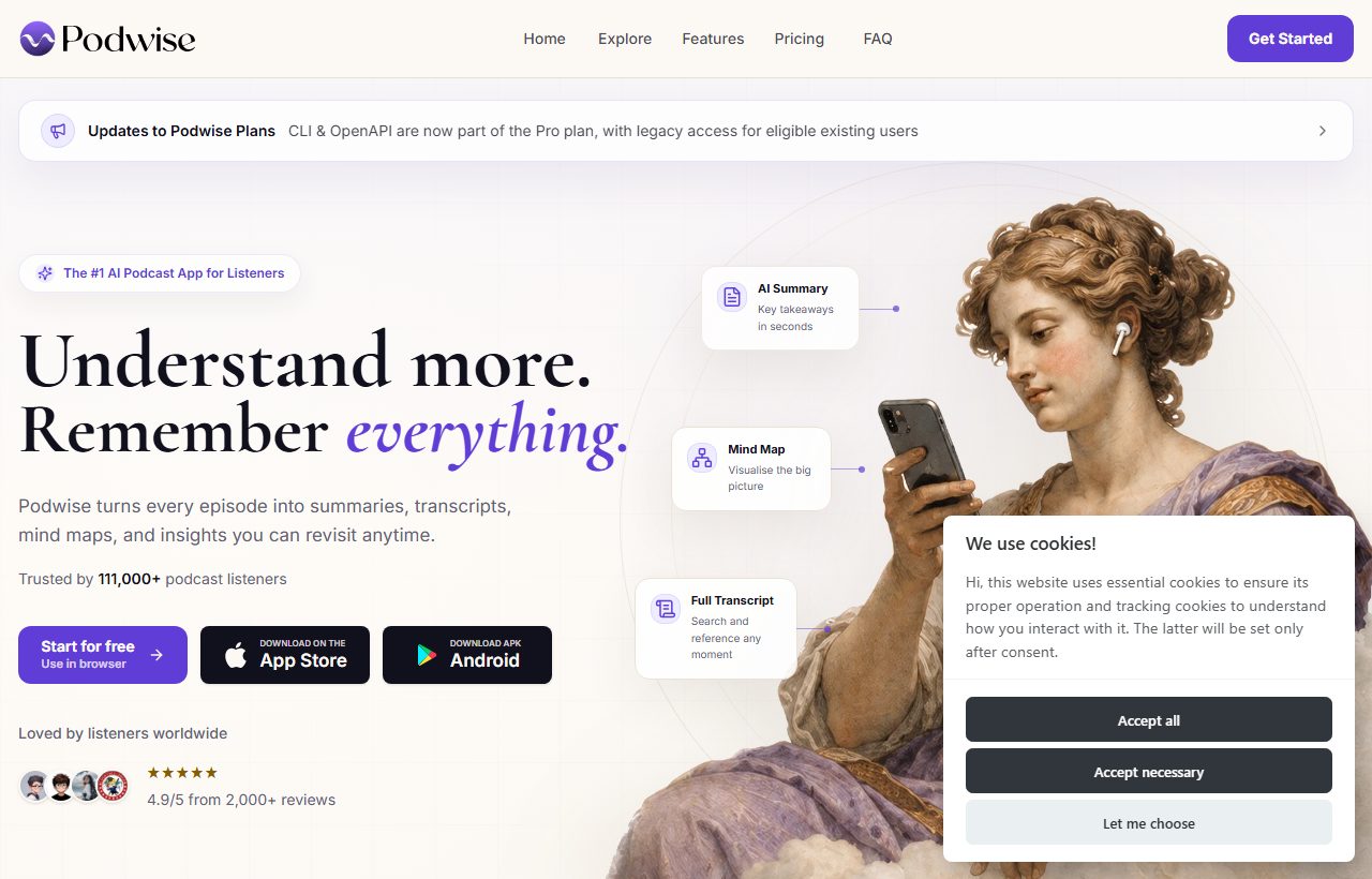 Podwise preview