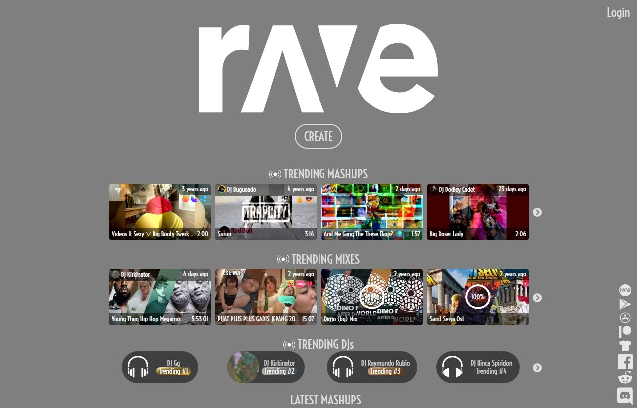 Rave.dj preview