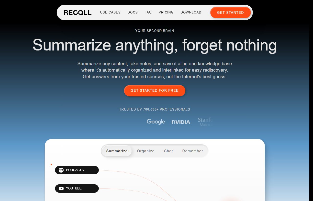 Recall website