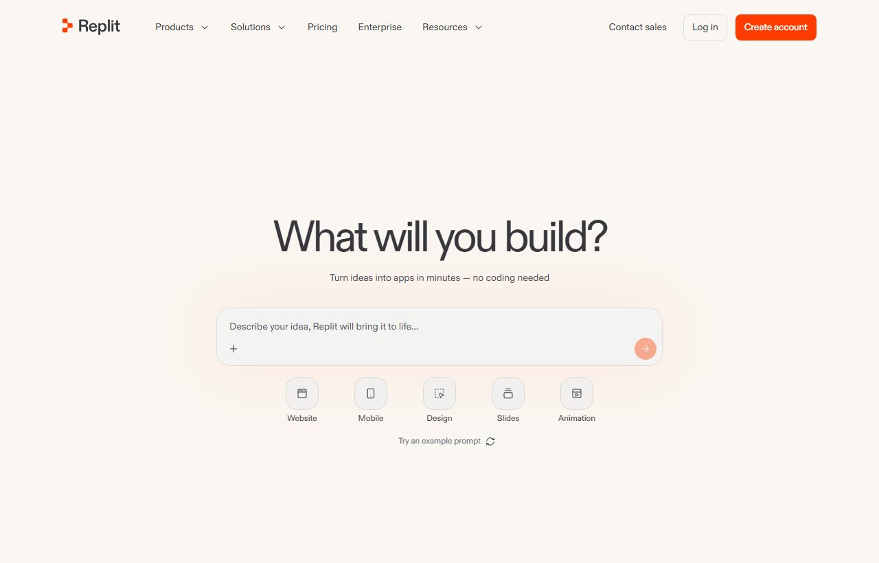 Replit website