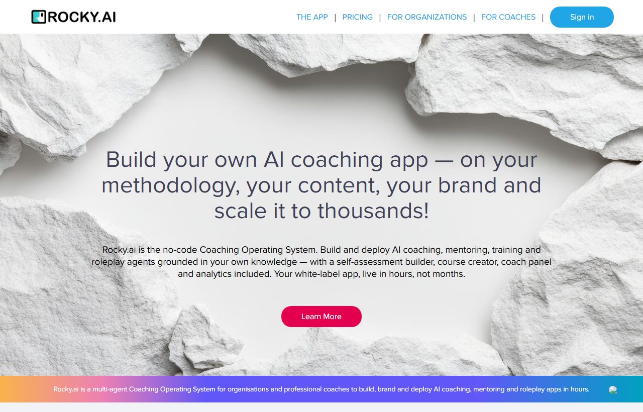 Rocky.ai website