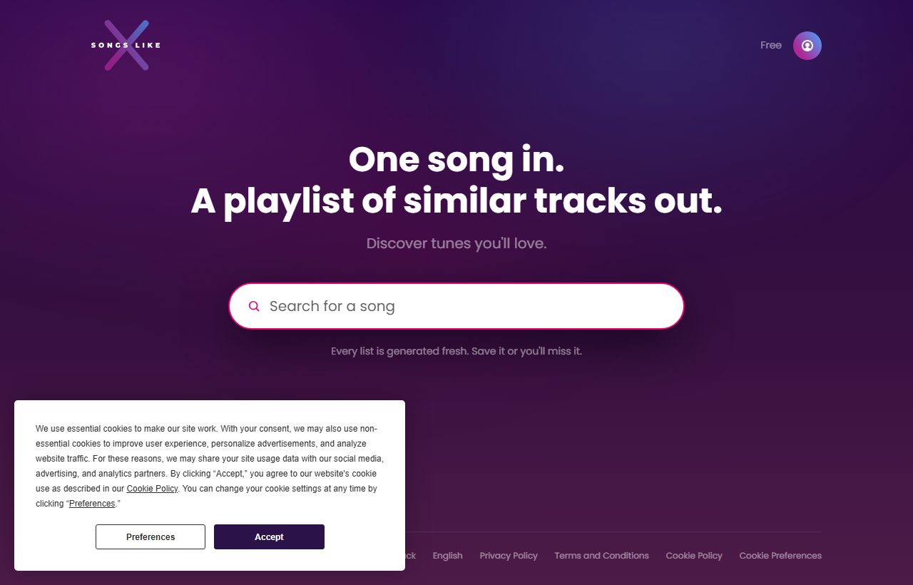 Songs Like X preview