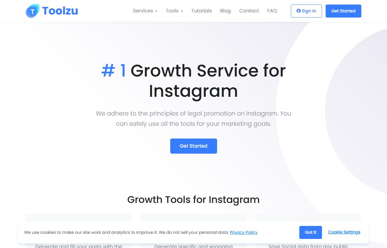 Toolzu website