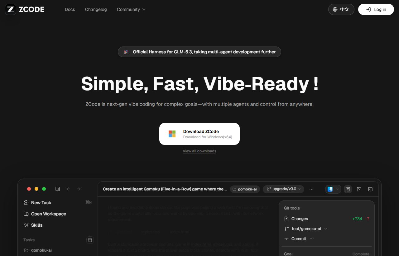 ZCode website