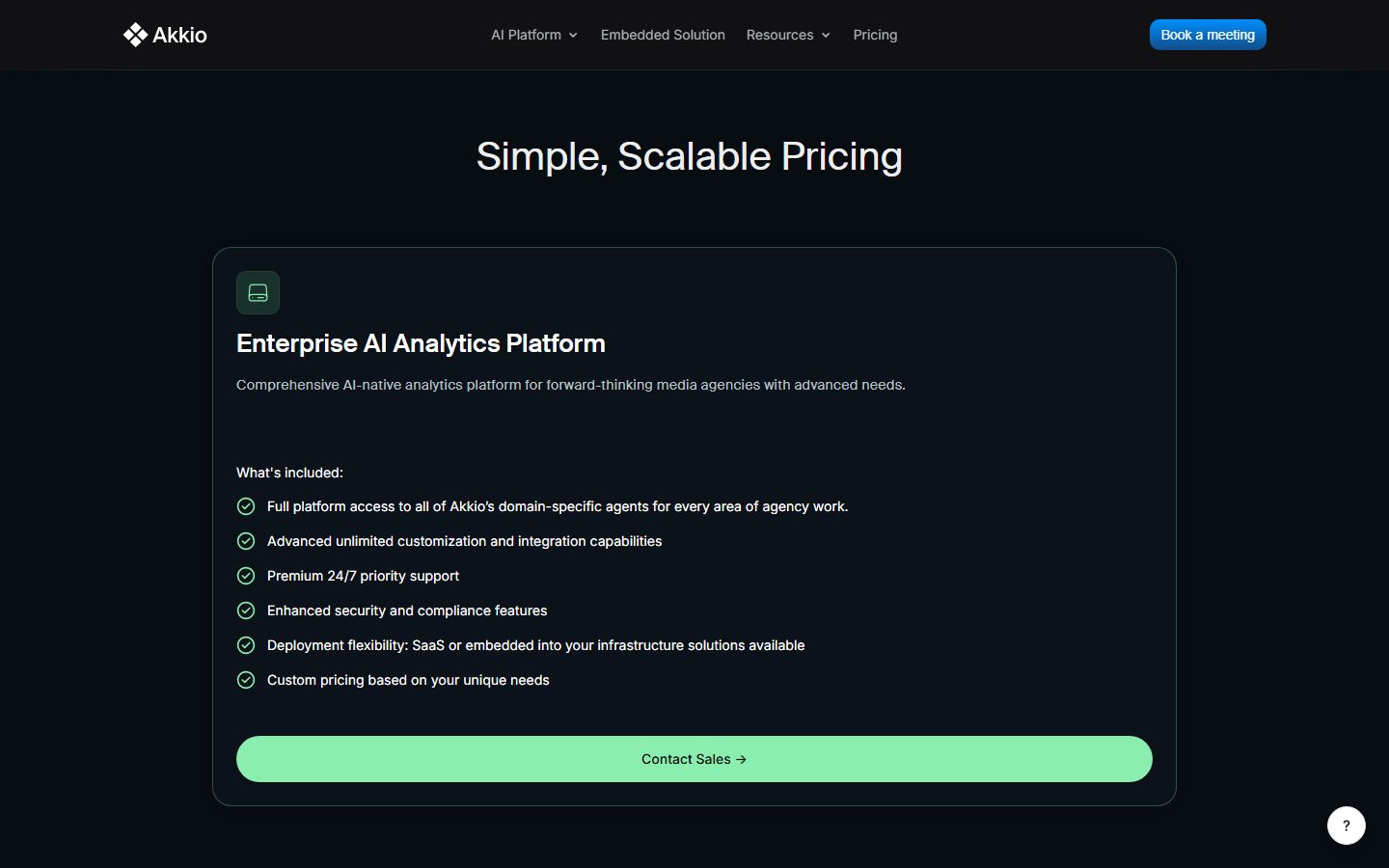 Akkio: Akkio pricing plans