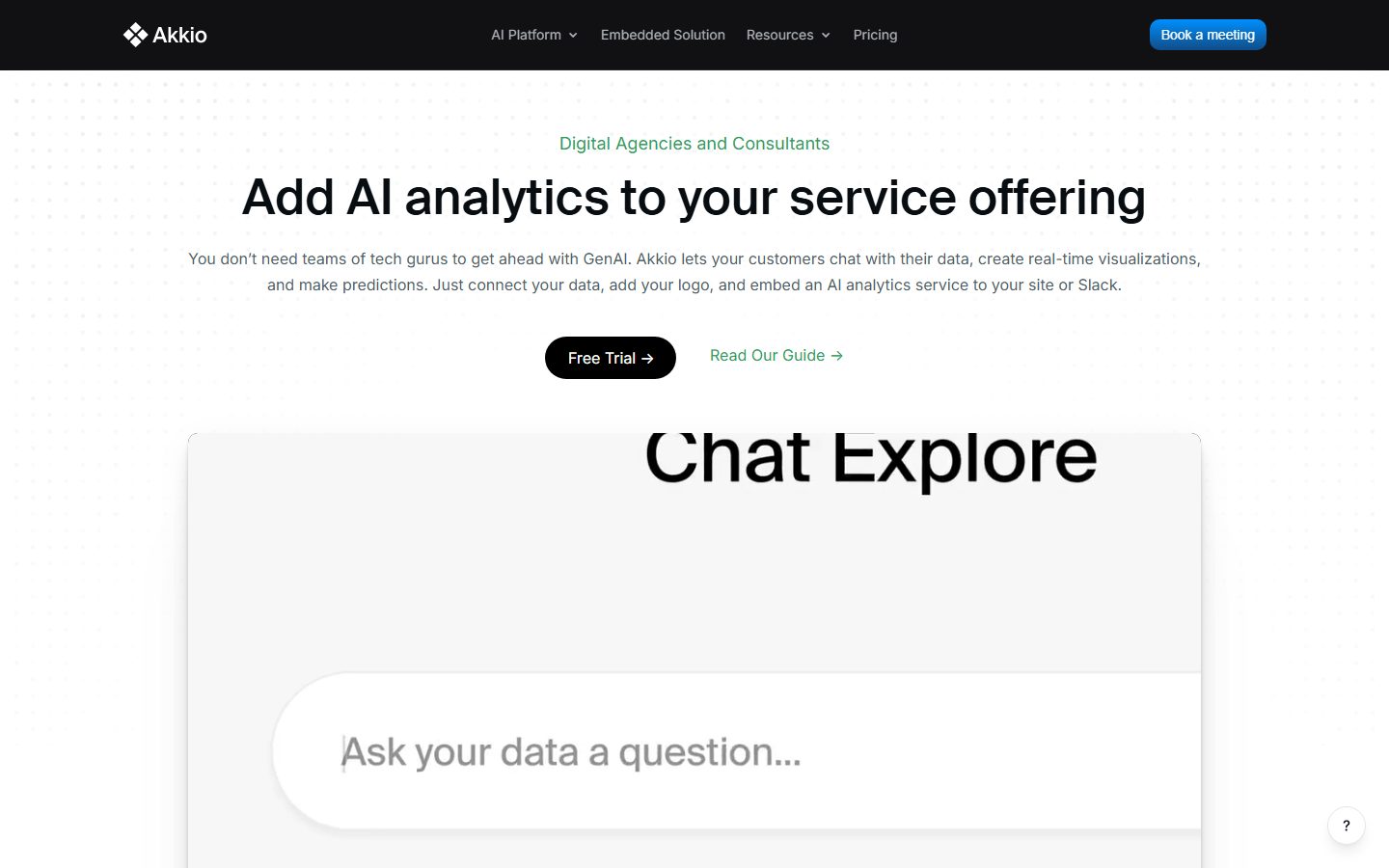 Akkio: Akkio product pages