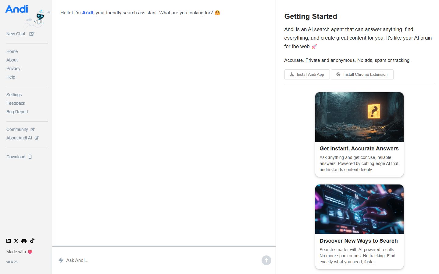 Andi: Andi pricing plans