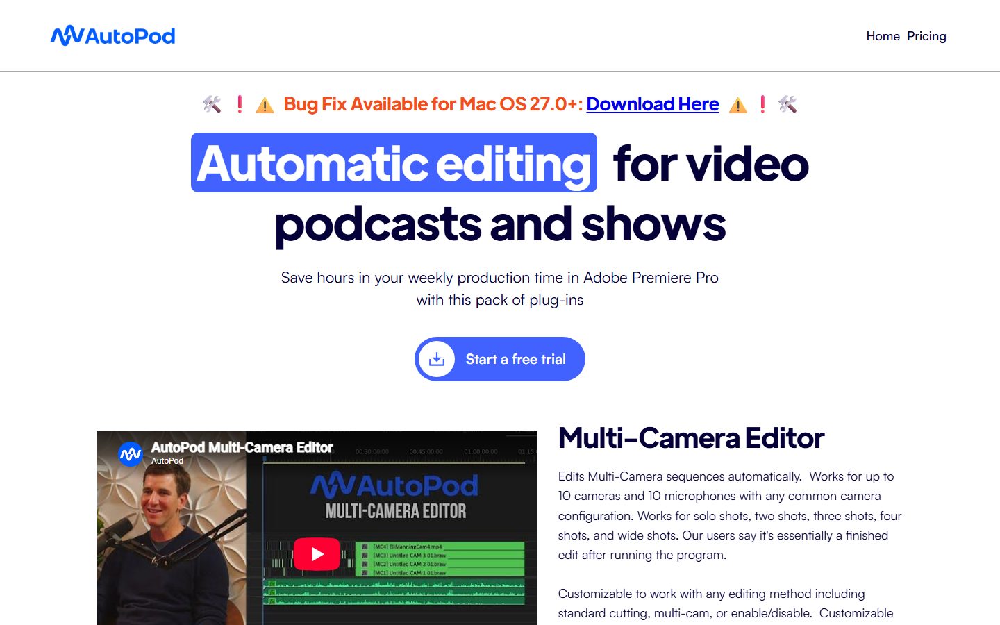 Autopod: Autopod homepage