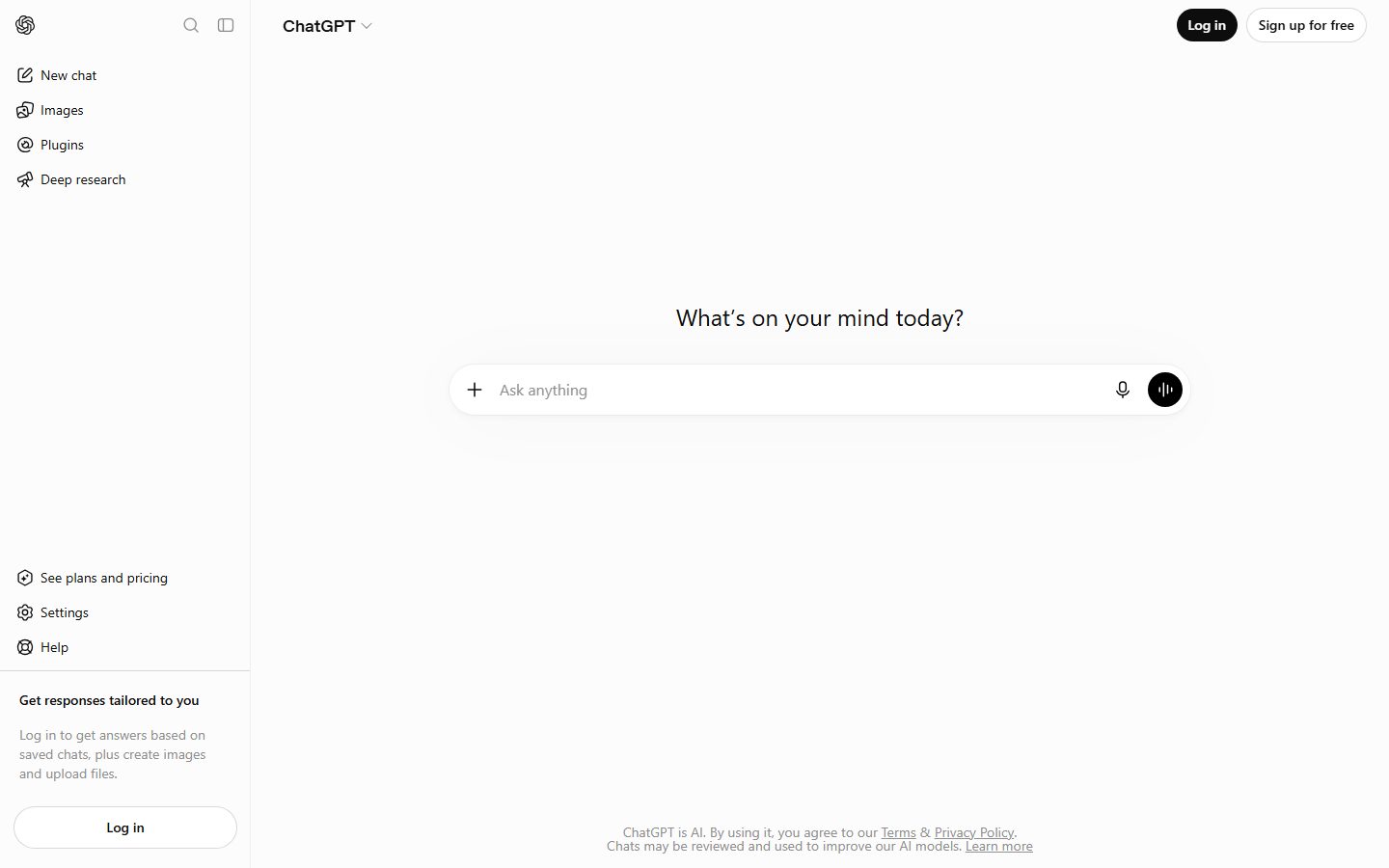 ChatGPT: ChatGPT product pages