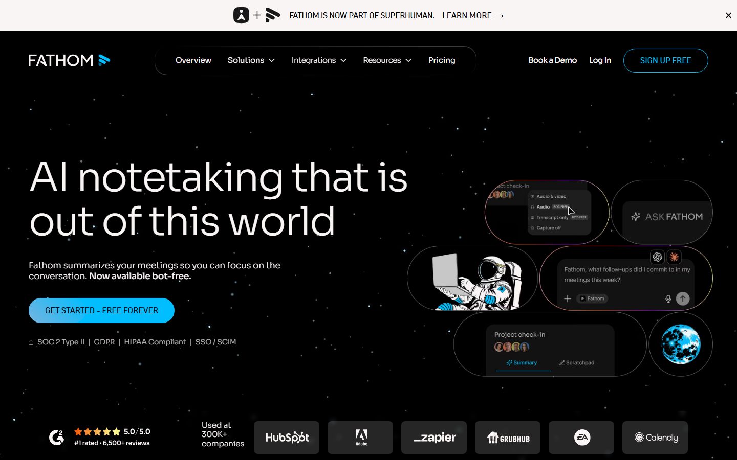 Fathom: Fathom homepage