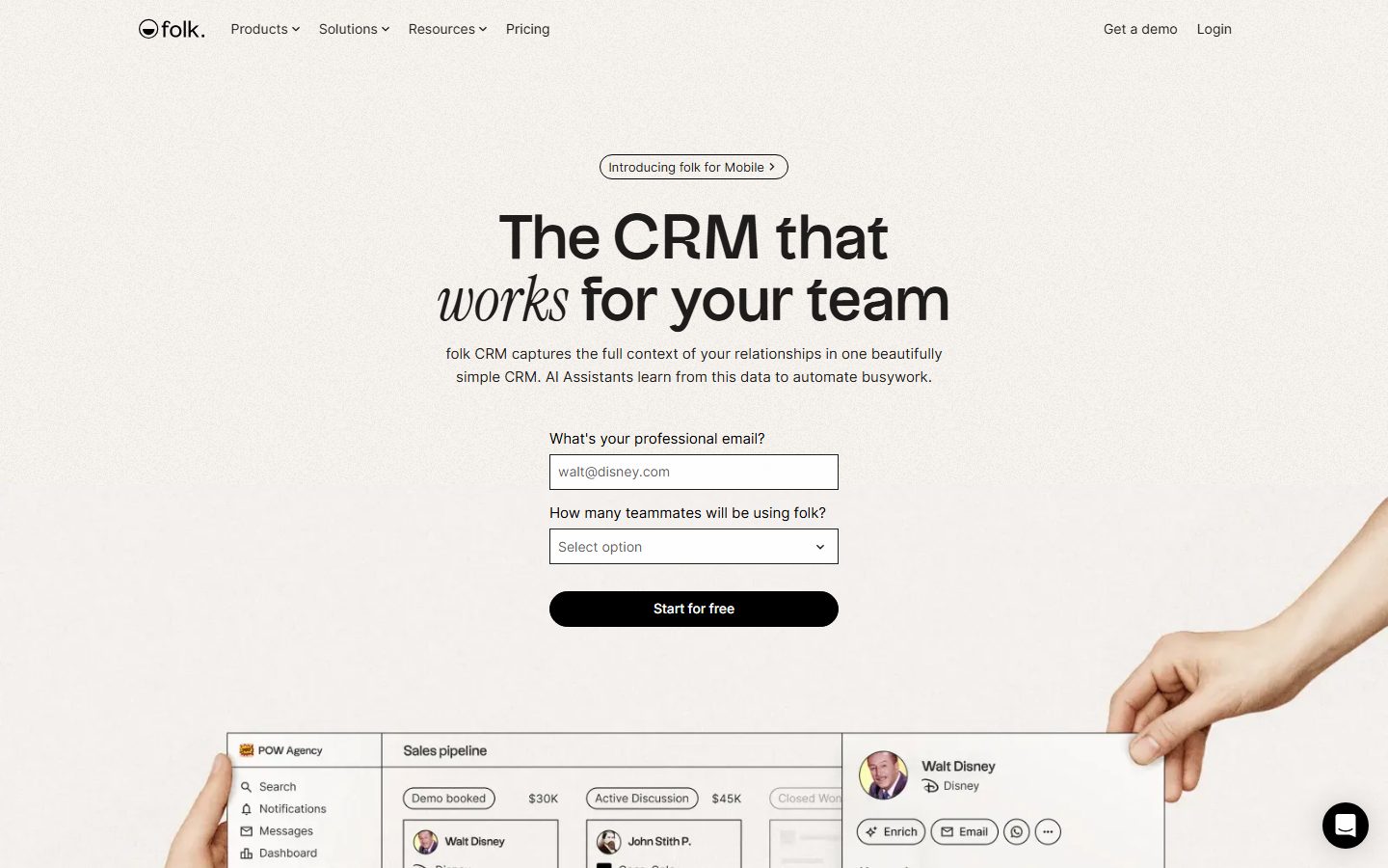 Folk: Folk homepage