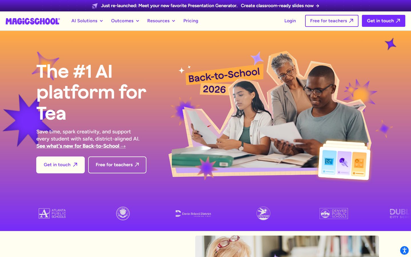MagicSchool AI preview