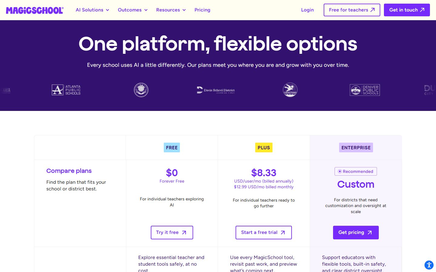 MagicSchool AI: MagicSchool AI pricing plans
