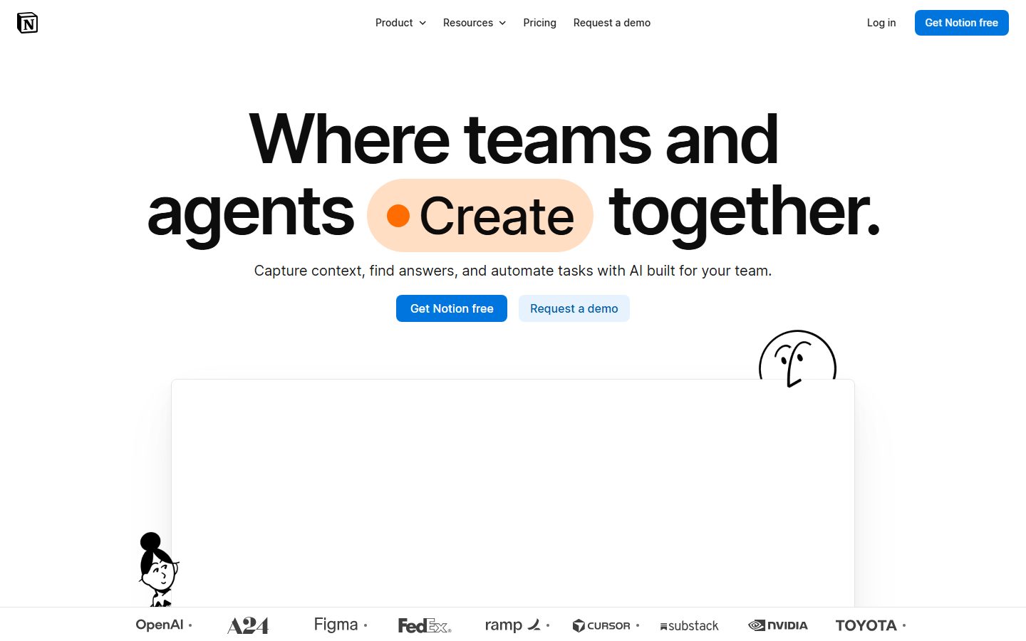Notion AI preview