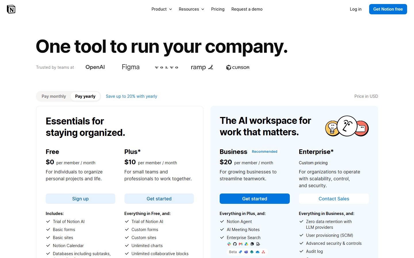 Notion AI: Notion AI pricing plans
