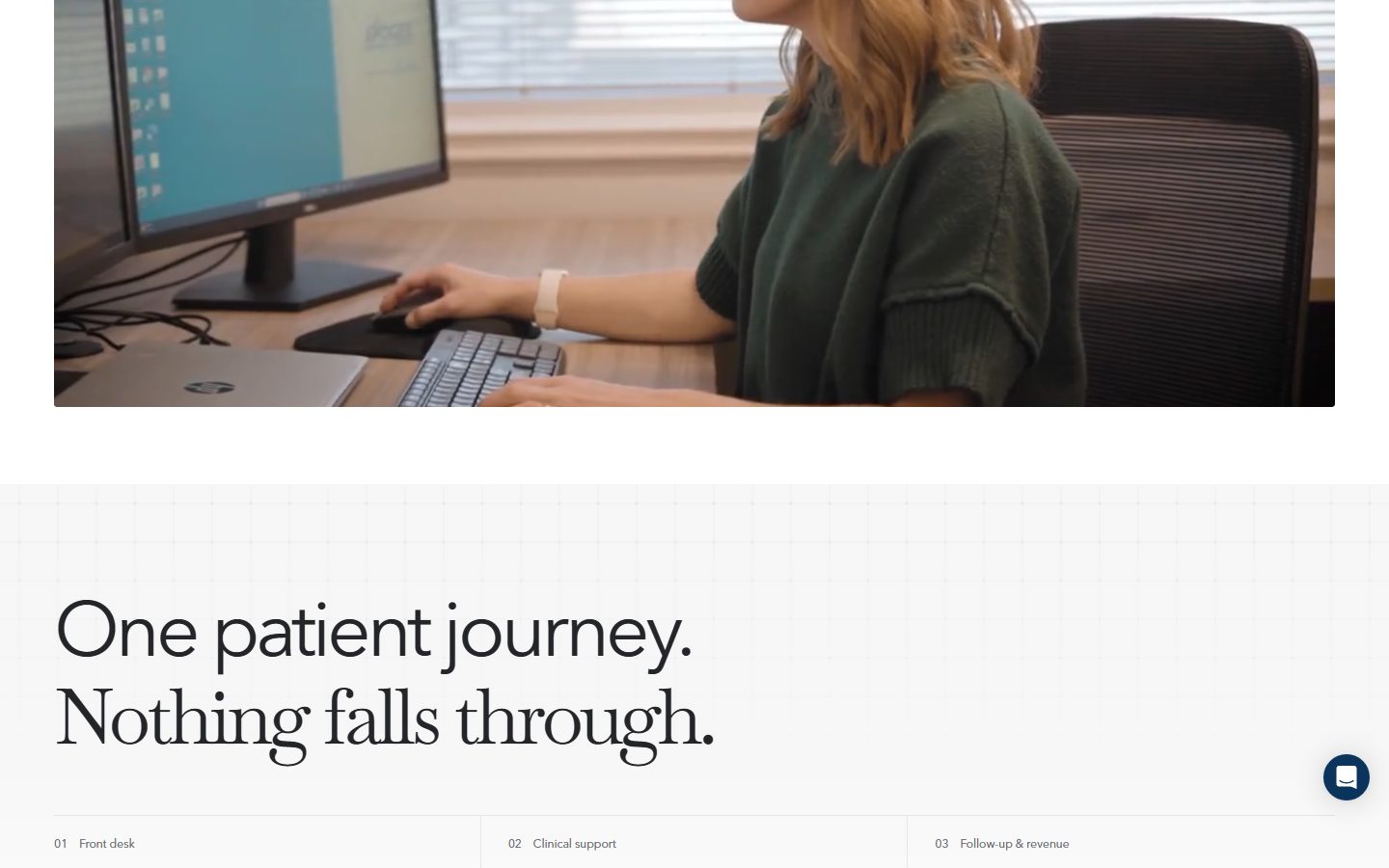 Sully AI: Sully AI homepage, further down