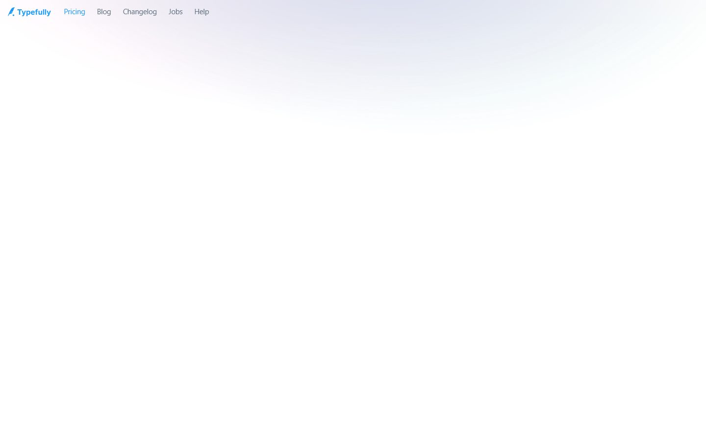 Typefully: Typefully pricing plans (2)